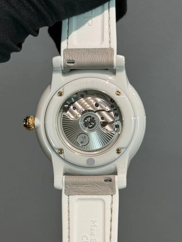 Jaquet-Droz Grande Seconde LEGEND GENEVA GRANDE SECONDE WHITE CERAMIC CLOUS DE PARIS LE 28 PCS